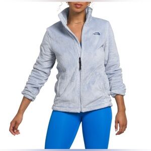 The North Face Osito jacket in baby blue NWT women’s size XL